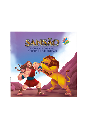 sansao-e-o-leao-serie-brinquedos-biblicos-livro-para-colorir